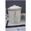Image 1 : #2 Gallon Union Red Wing Stoneware Crock w/Lid
