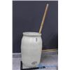 Image 1 : **#5 Medalta Potteries Butter Churn w/Plunger