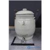 Image 1 : **#5 Imperial Medalta Ice Water Crock w/Lid & Handles