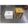 Image 1 : **(2) Wooden Step Stools