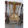 Image 3 : **Set of (4) Vintage Wooden Chairs