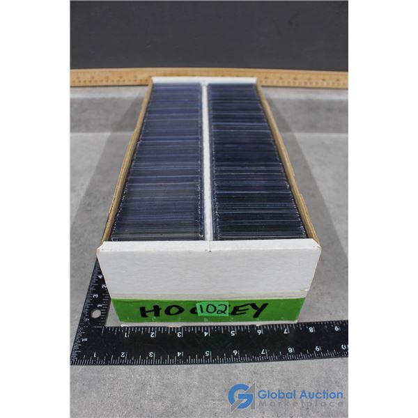 Assorted Hockey Cards & Empty Sleeves