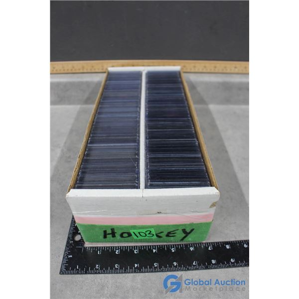 Assorted Hockey Cards & Empty Sleeves