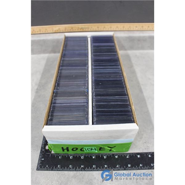 Assorted Hockey Cards & Empty Sleeves