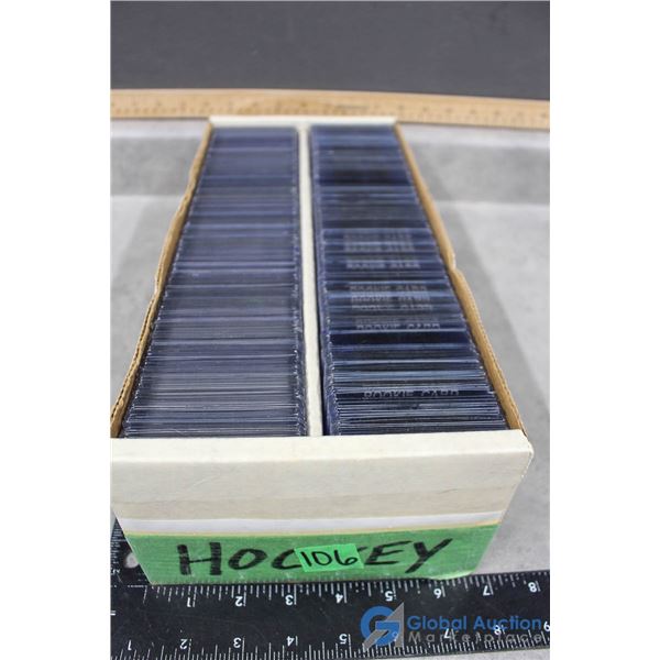 Assorted Hockey Cards & Empty Sleeves
