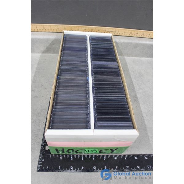 Assorted Hockey Cards & Empty Sleeves