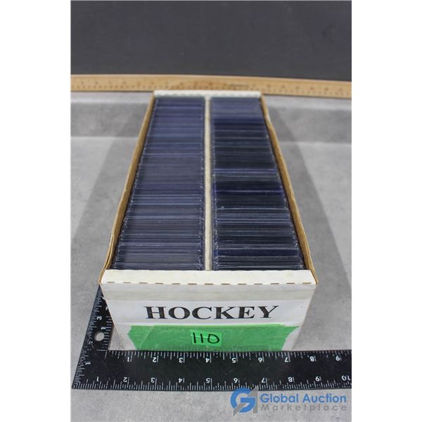 Assorted Hockey Cards & Empty Sleeves