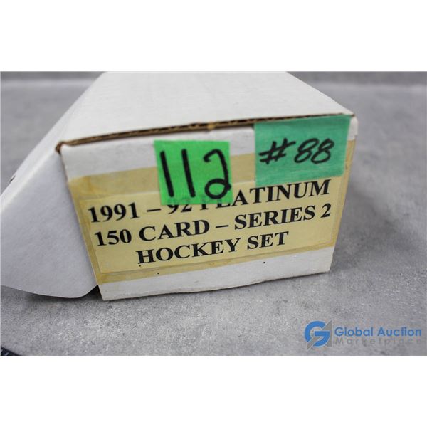 1991-92 Platinum Hockey, Series 2, 150 Hockey Card Set