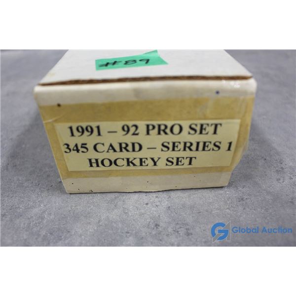 1991-92 Pro Set Hockey, Series 1, 345 Hockey Card Set