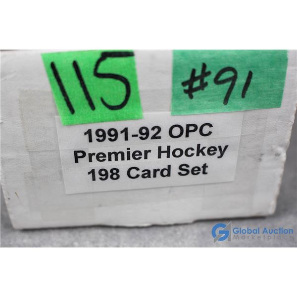 1991-92 OPC Premier Hockey, 198 Hockey Card Set