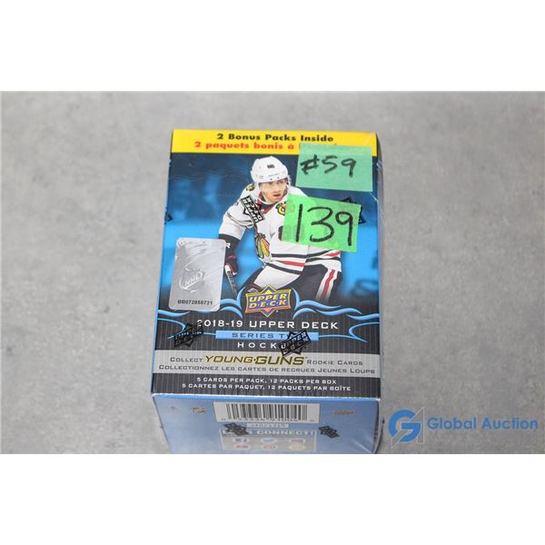 Sealed 2018-19 Upper Deck Series 2 Hockey Cards - 12 Packs - Young Guns Rookie Cards