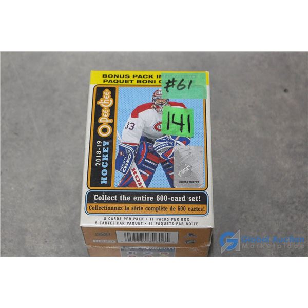 Sealed 2018-19 O-Pee-Chee Platinum Hockey Cards - 11 Packs