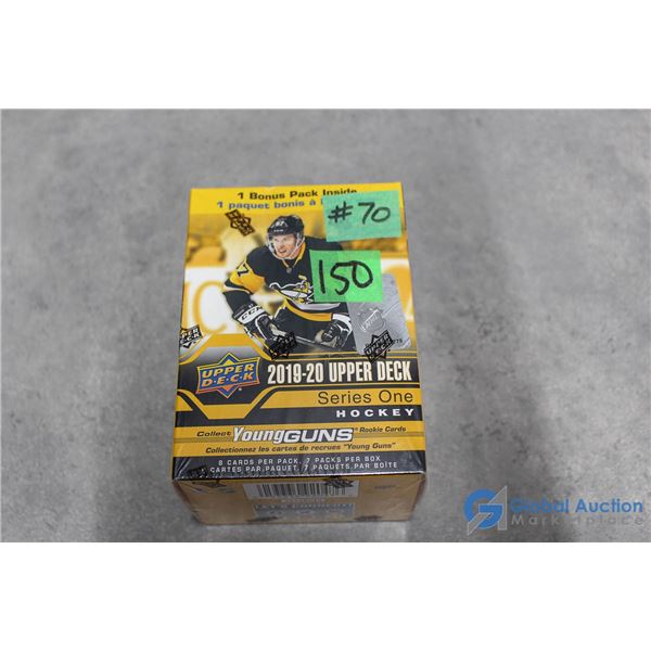 Sealed 2019-20 Upper Deck Series 1 Hockey Cards - 7 Packs - Young Guns Rookie Cards