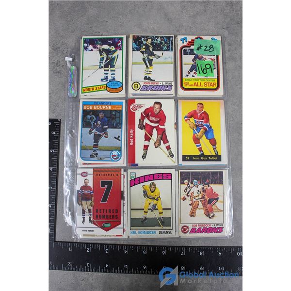 Vintage Hockey Cards - 27 Cards - Mostly 1970's & 1980's