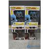 Image 1 : (4) POP! Funko Vinyl Figurines in Box