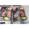 Image 5 : (6) Star Wars Ep. 1 Darth Maul & Obi Wan Toys In Package