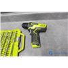 Image 4 : Ryobi Tool Tip Set w/Ryobi Drill (No Charger)