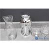 Image 3 : Assorted Clear Glasses & Decor