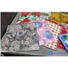 Image 2 : Assortment of Tablecloths, Wrapping Paper & Photo Albums