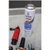 Image 4 : Partial Can of Butane, Small Torch & Misc Lighters