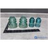 Image 1 : (4) Glass Insulators