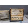 Image 5 : Wooden Dunkirk Tea & Drumheller Bottling Crates