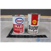 Image 1 : Esso Plus & Shell Super Oil Quart Tins