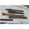 Image 1 : (4) Antique Leather Barber Straps
