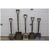 Image 1 : **(5) Metal Shovels