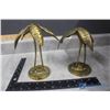 Image 3 : (2) Brass Cranes