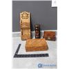 Image 1 : Wooden Letter/Holders, Wooden Carving & Decorative Box