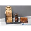 Image 5 : Wooden Letter/Holders, Wooden Carving & Decorative Box