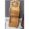 Image 6 : Wooden Letter/Holders, Wooden Carving & Decorative Box