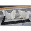 Image 5 : Marble Book Ends & Butterfly/Dove Napkin Holders