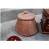 Image 8 : Clay Trinket Dish, Assorted Wooden Carvings & Related Decor