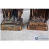 Image 5 : (2) Copper/Bronze Athena & Goddess Statues