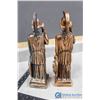 Image 8 : (2) Copper/Bronze Athena & Goddess Statues