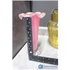 Image 4 : Glass Pitcher, Vase & Candy Dish w/Lid