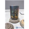 Image 13 : (4) Antique Cast Heavy Metal Motion Lamps