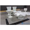 Image 2 : Assorted Milk/ White Glass Pieces