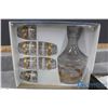 Image 4 : In Box Decanter Set, Decorative Crystalline & Stationary