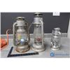 Image 1 : Beacon Electric Converted Lantern & Small Oil Lantern