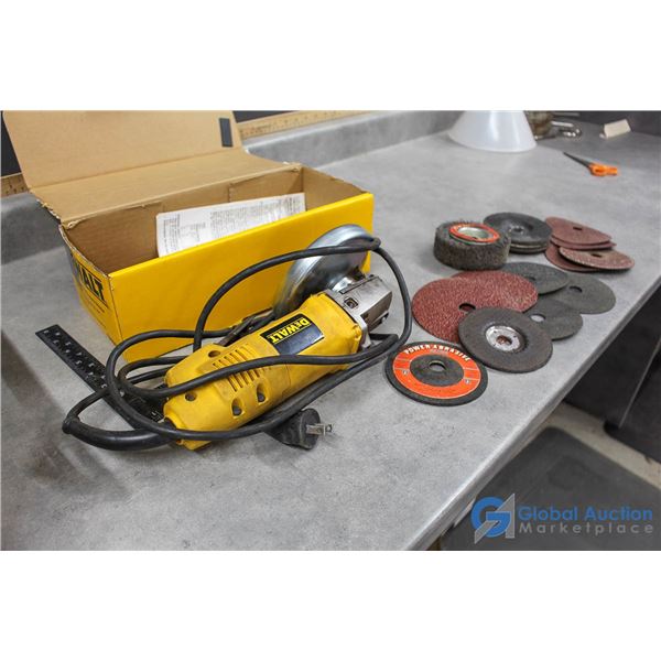 DeWalt Angle Grinder & Discs