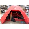 Image 4 : **Red 9ft x 8ft 3-4 Person Tent