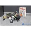 Image 1 : Police Man & Motorcycle w/Box & Annie Oakley in Package