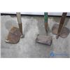 Image 2 : **(3) Hoes & Square Shovel