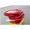 Image 3 : **(11) Red Storage Buckets w/Lids