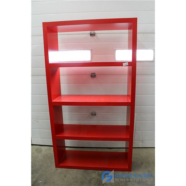 **Large Red Shelf