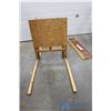 Image 2 : **Unfinished Easel & (4) Shelves
