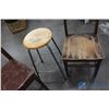 Image 3 : **(2) Wooden Chairs & Stool